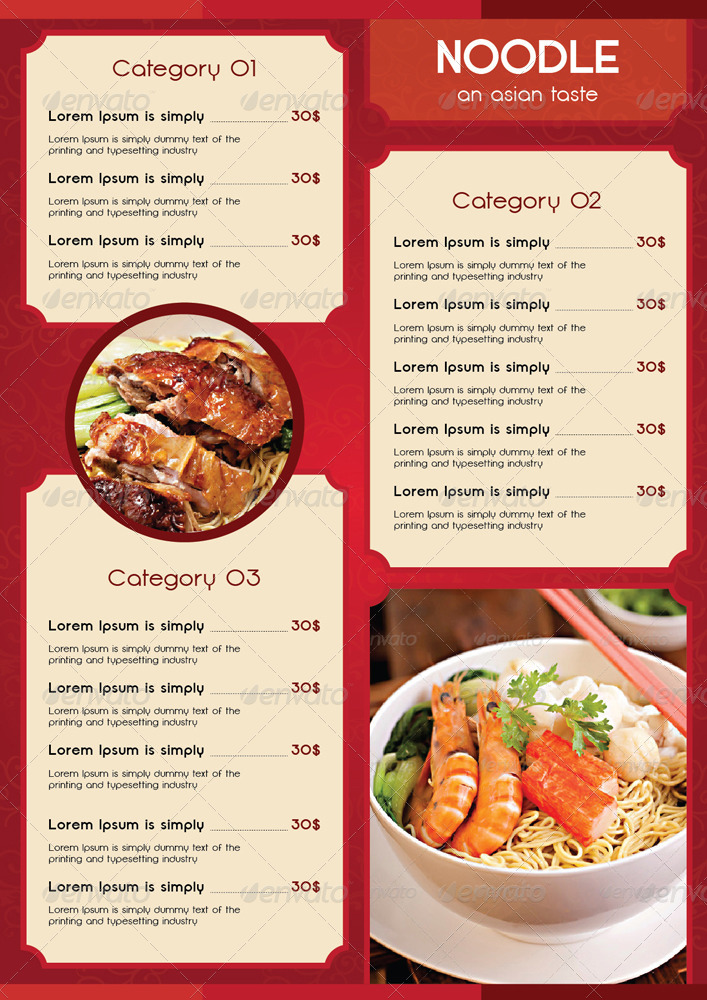 Menu del giorno